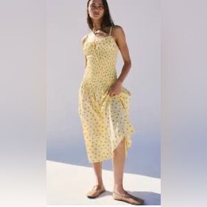 Free People * Lavender Daze * Dress In Strawberry Lemon Combo.NWOT. Medium